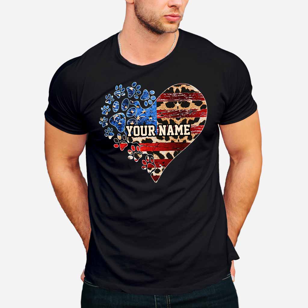 The July Cat Mom - Personalized Independence Day Dog T-shirt and Hoodie