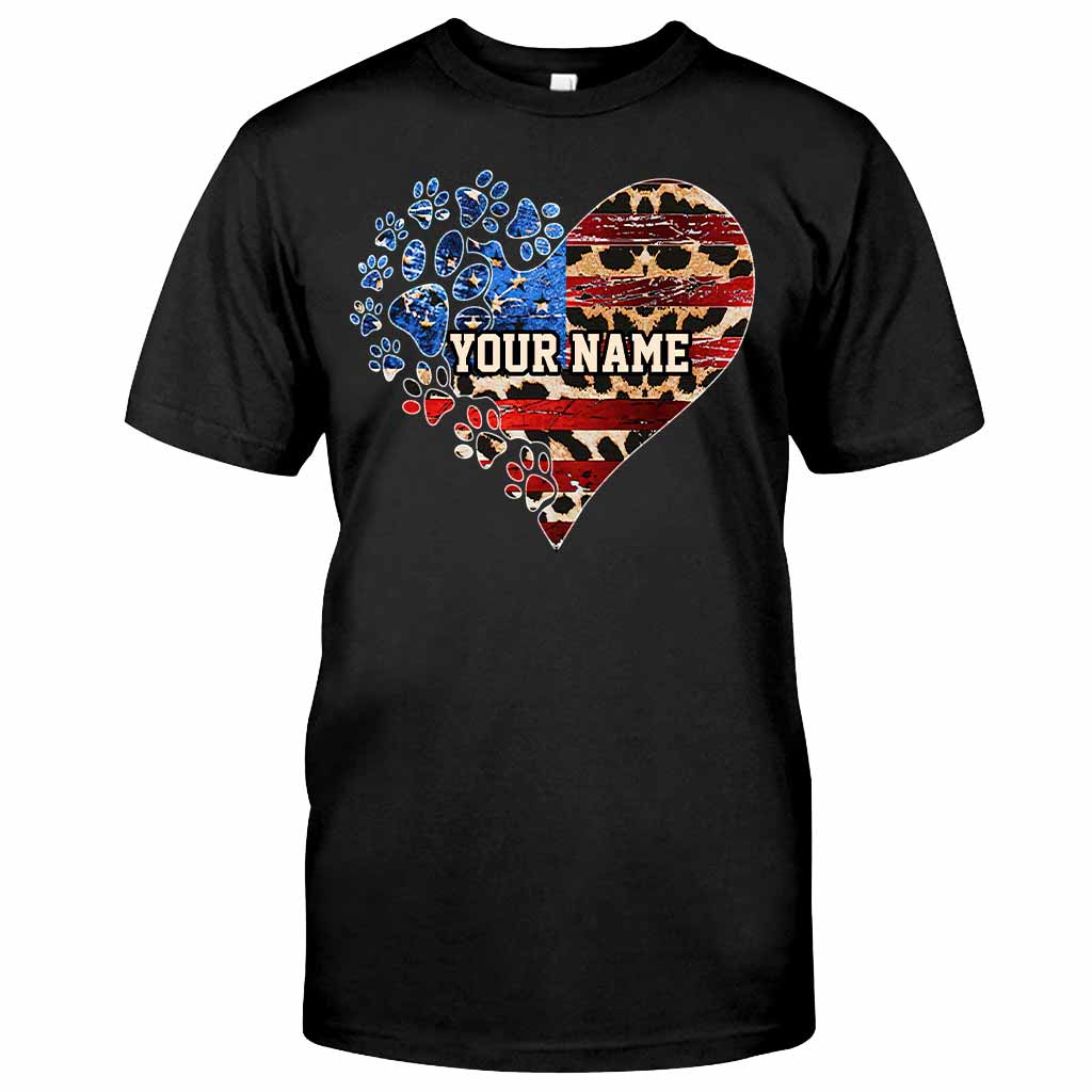 The July Cat Mom - Personalized Independence Day Dog T-shirt and Hoodie