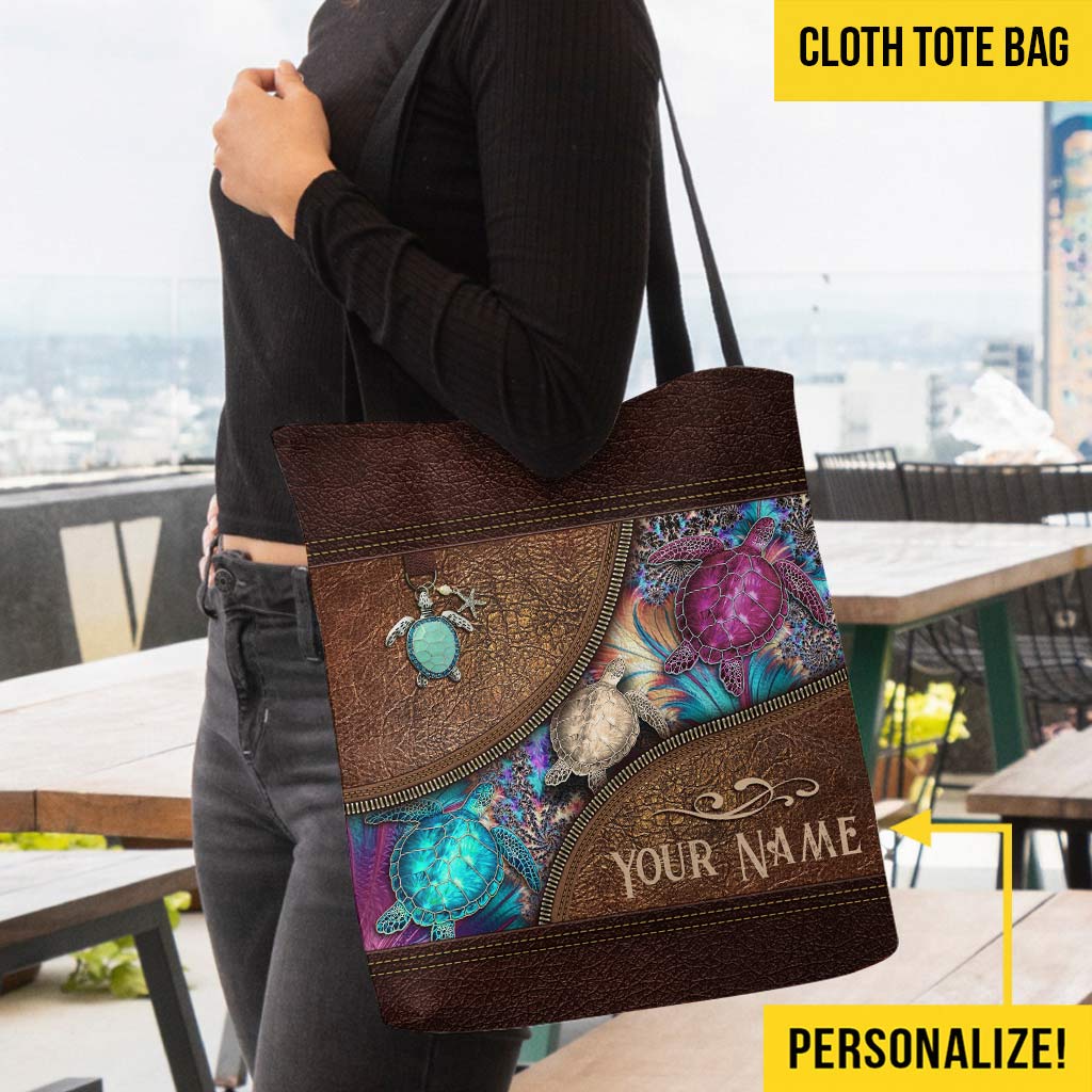 Magic Turtle Personalized Tote Bag