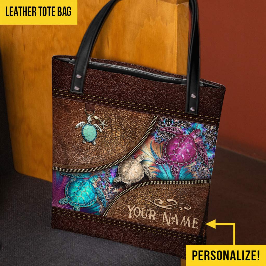 Magic Turtle Personalized Tote Bag
