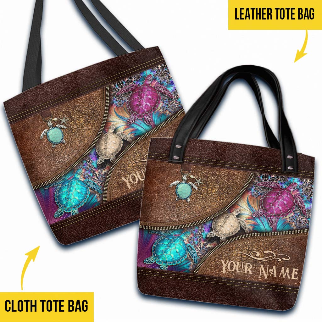 Magic Turtle Personalized Tote Bag