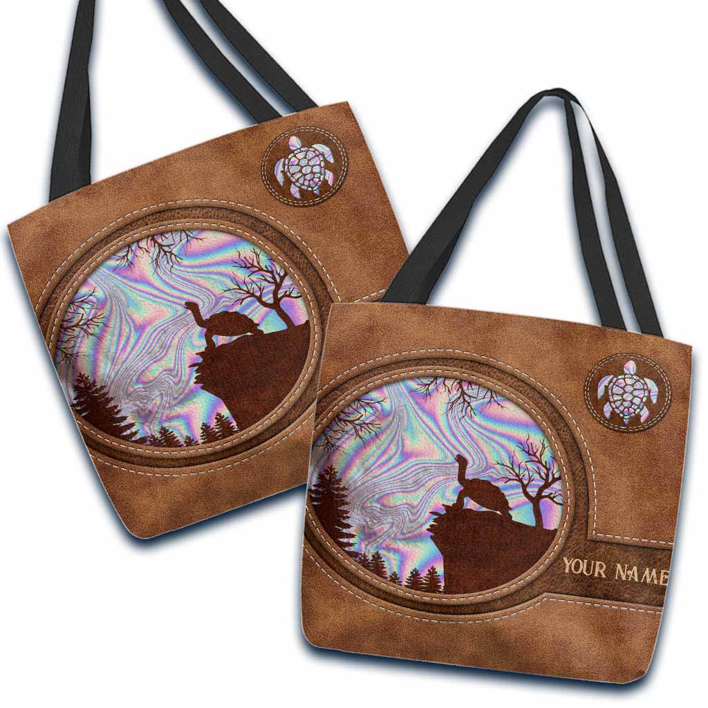 Howl Turtle Personalized Tote Bag
