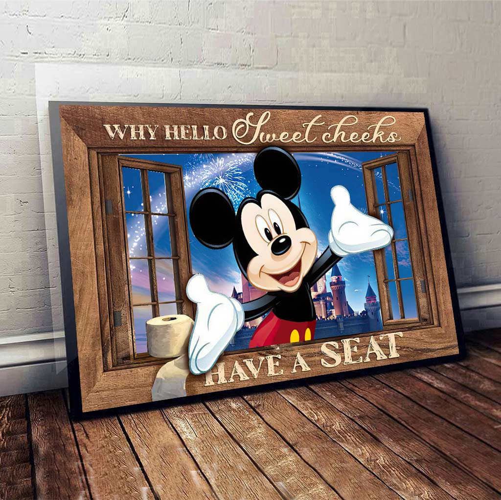 Hello Sweet Cheeks - Mouse Canvas And Poster