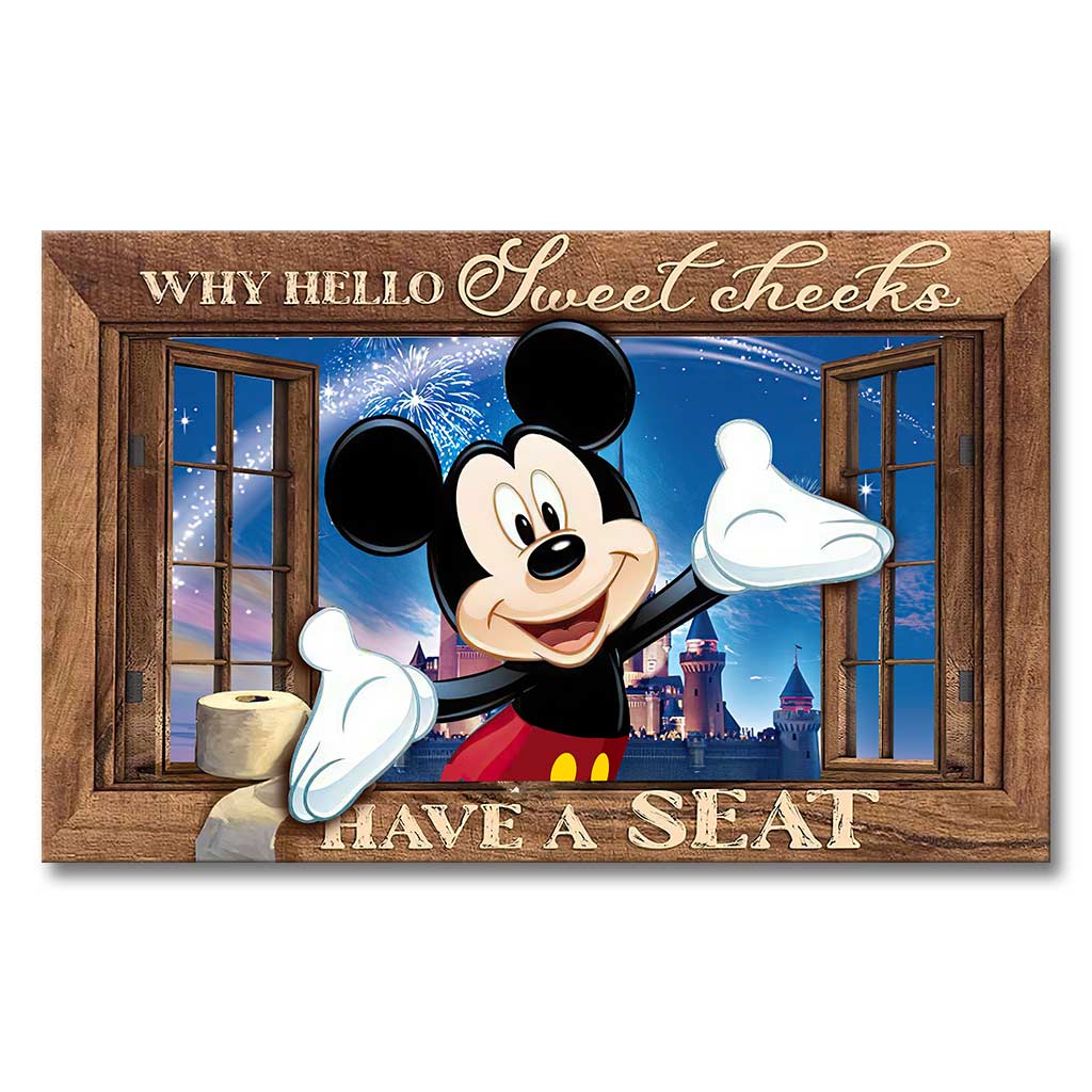Hello Sweet Cheeks - Mouse Canvas And Poster