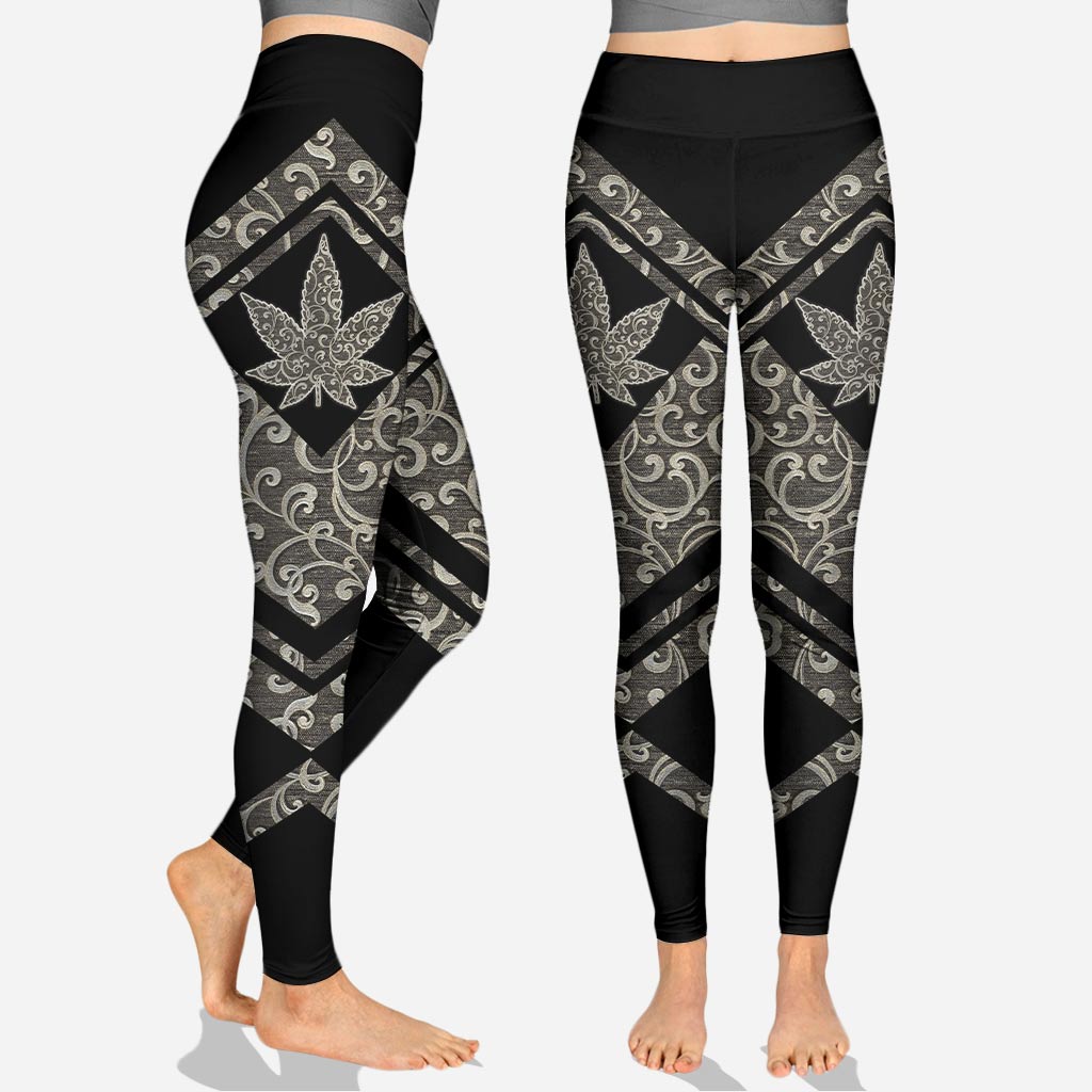 Get High Leaf - Personalized Weed Hoodie and Leggings