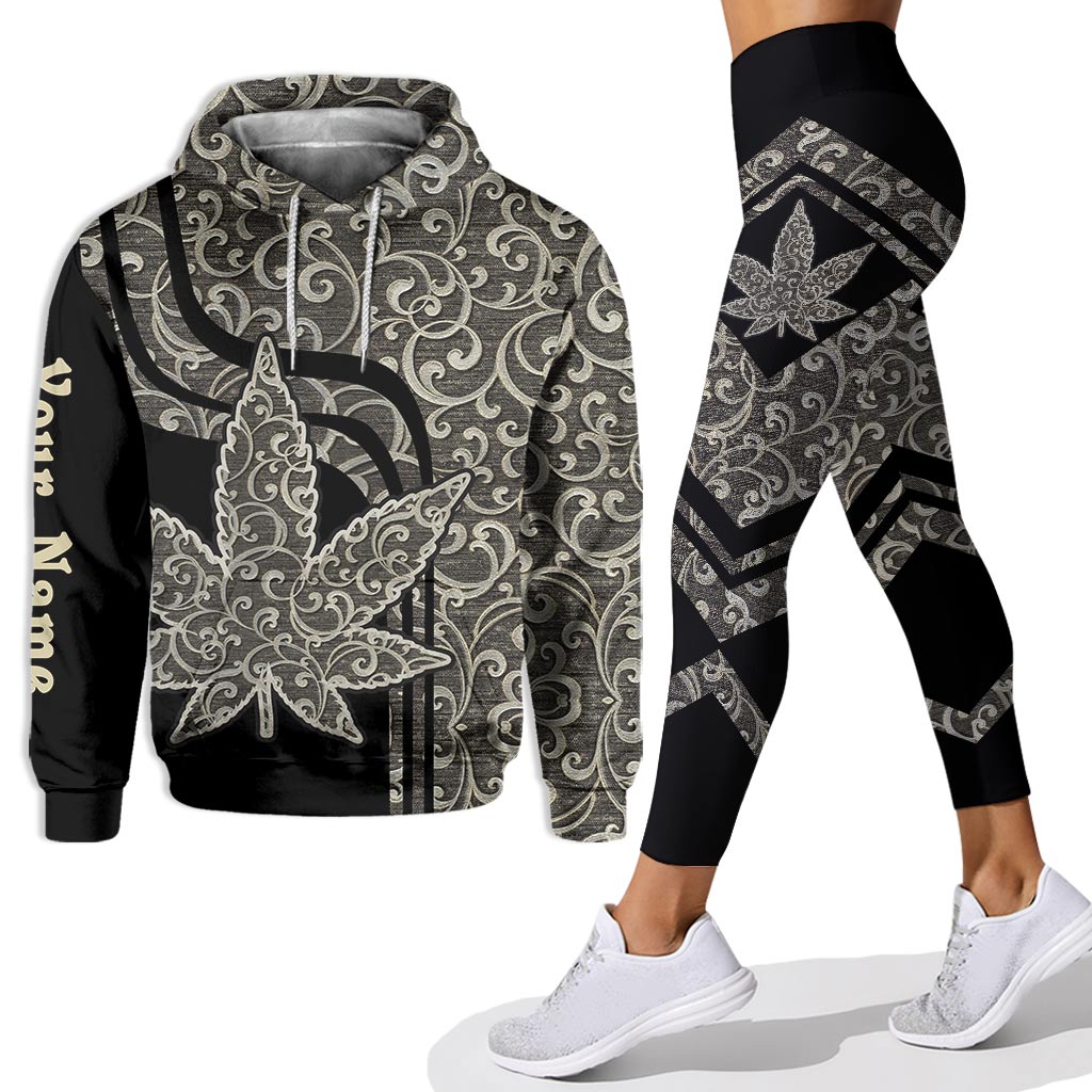 Get High Leaf - Personalized Weed Hoodie and Leggings