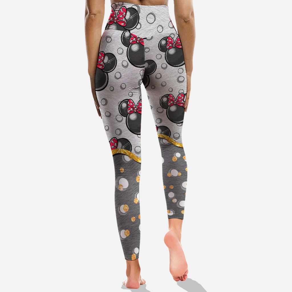 Cute Mouse Ears - Personalized Hoodie And Leggings