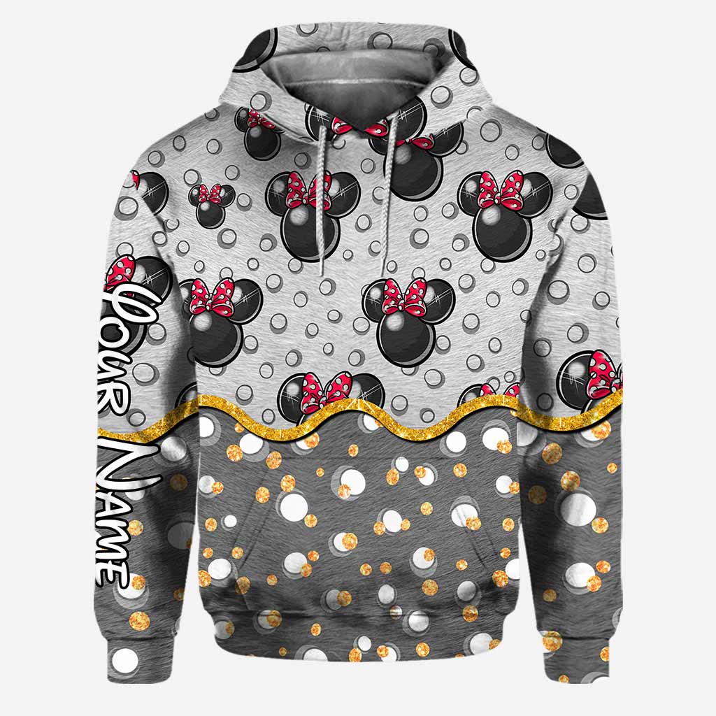 Cute Mouse Ears - Personalized Hoodie And Leggings