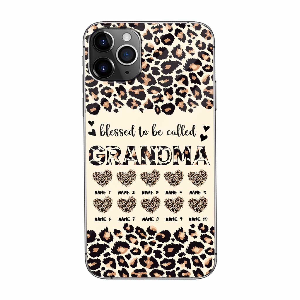Blessed To Be Called Grandma - Personalized Grandma Phone Case