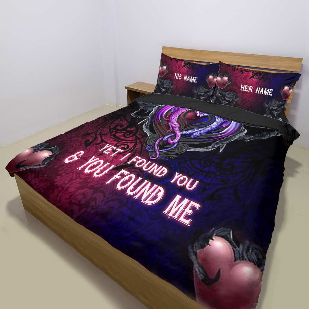 So Many In The Darkness - Personalized Dragon Quilt Set