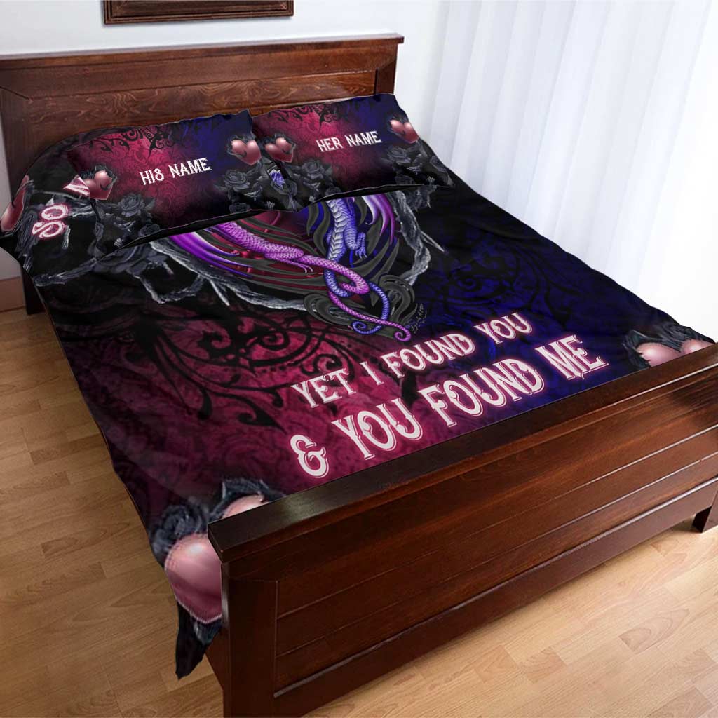 So Many In The Darkness - Personalized Dragon Quilt Set