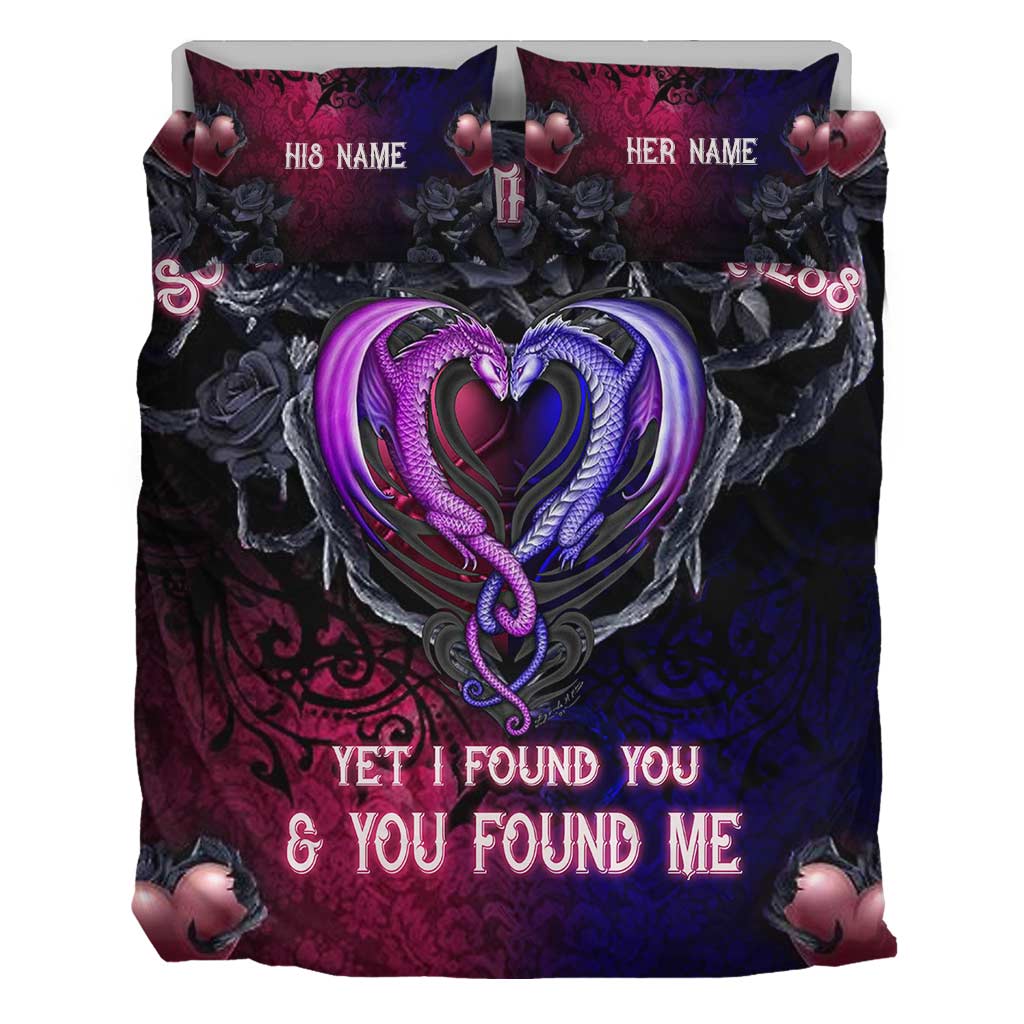 So Many In The Darkness - Personalized Dragon Quilt Set
