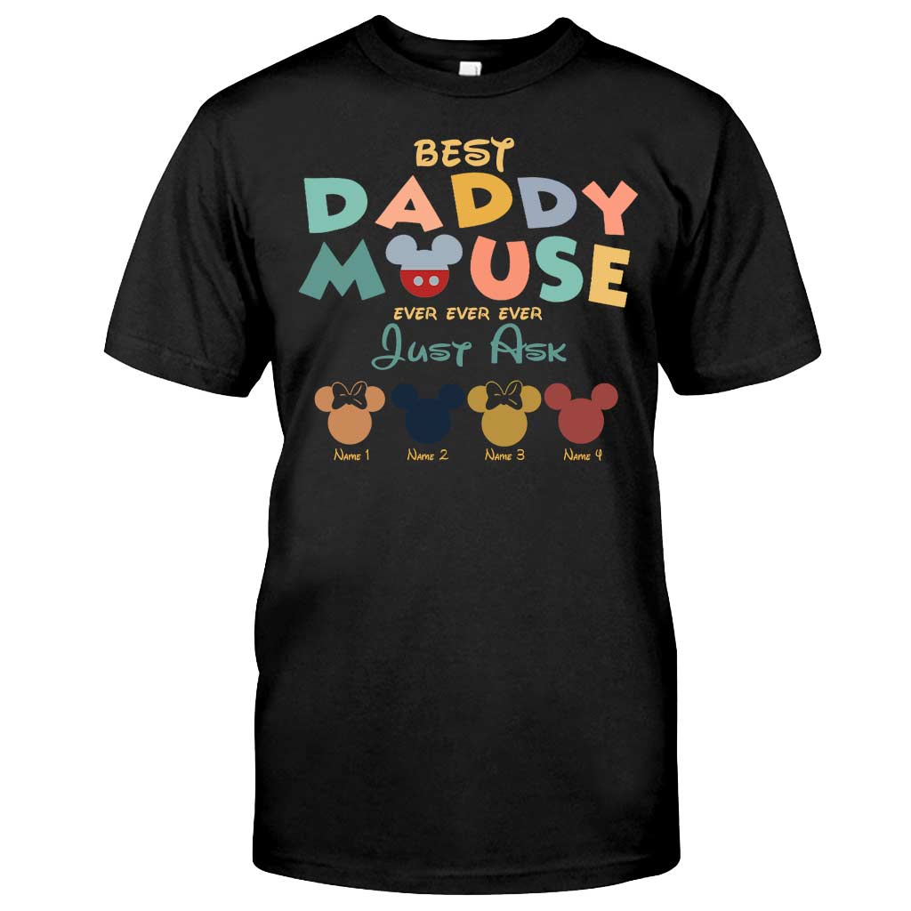Best Daddy Ever - Personalized Father's Day Mouse T-shirt and Hoodie
