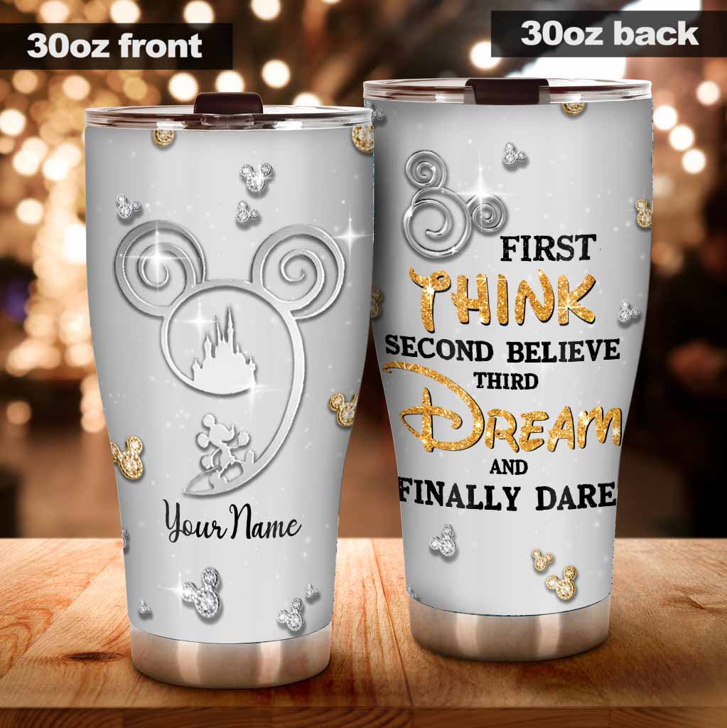First Think - Personalized Mouse Tumbler