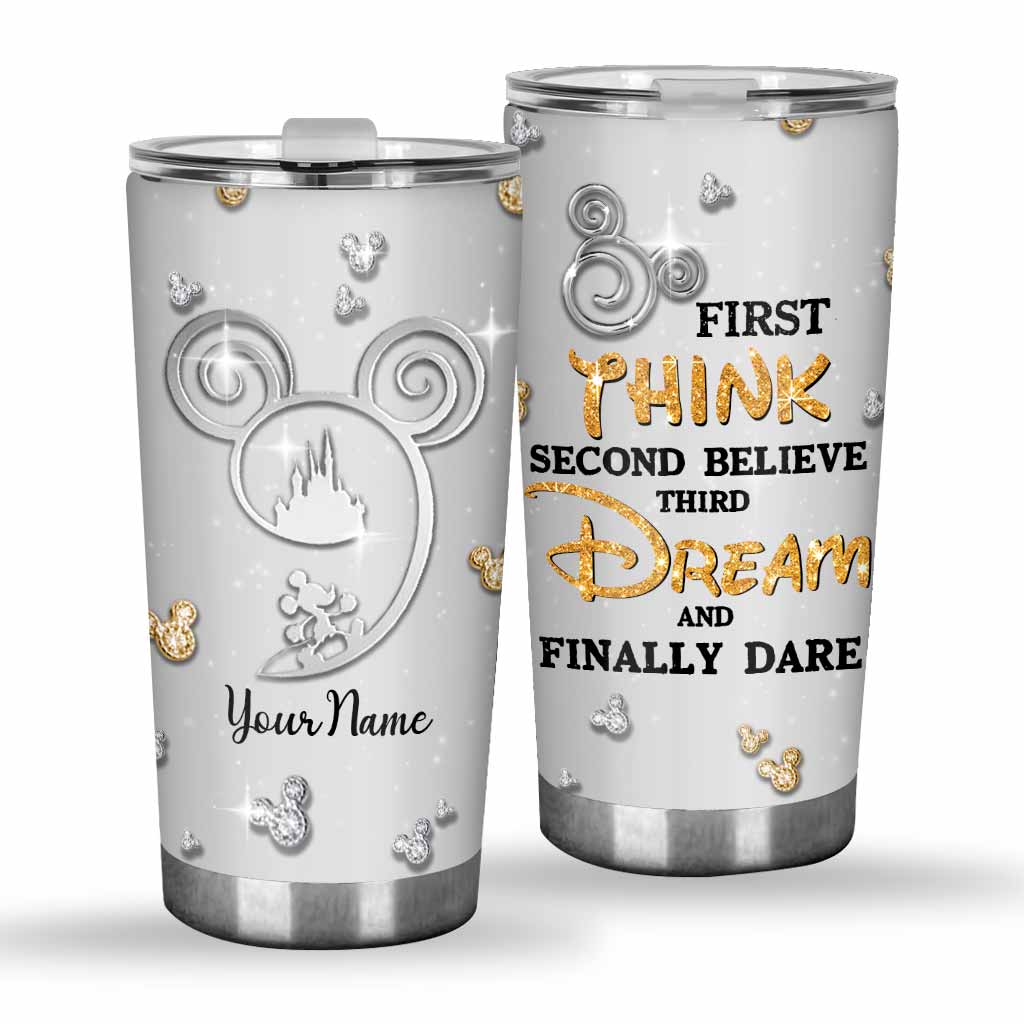 First Think - Personalized Mouse Tumbler