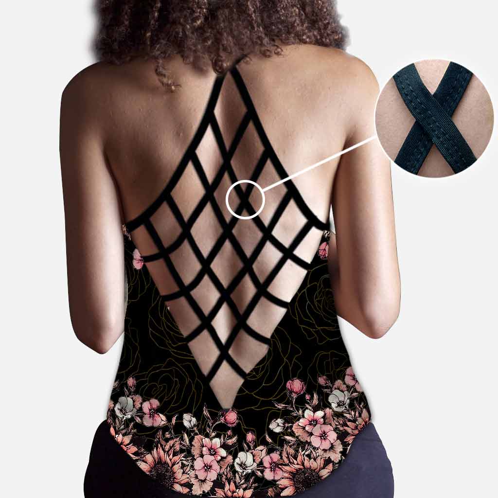 Magic Mouse Ears - Personalized Cross Tank Top and Leggings
