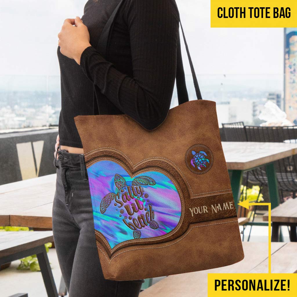 Love Turtles Personalized Tote Bag