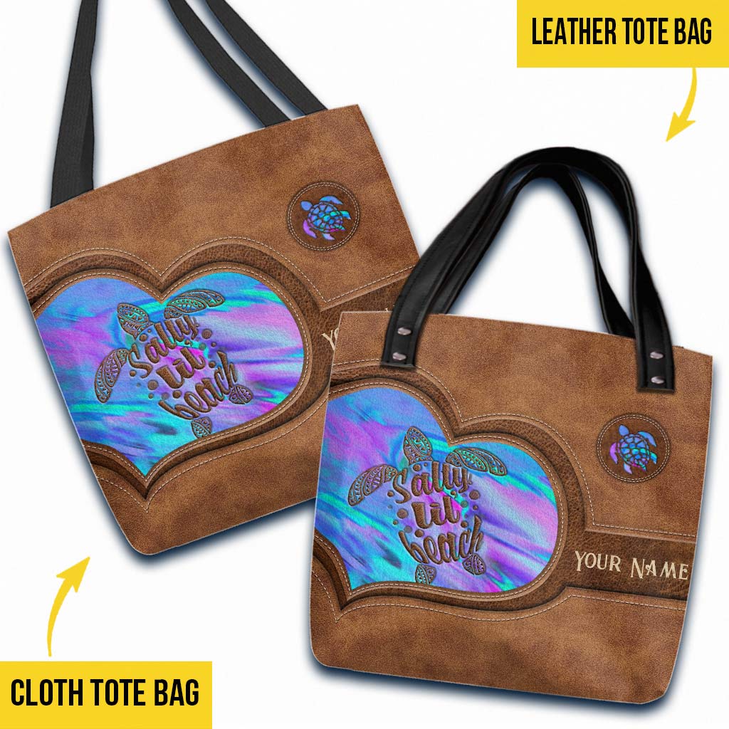 Love Turtles Personalized Tote Bag
