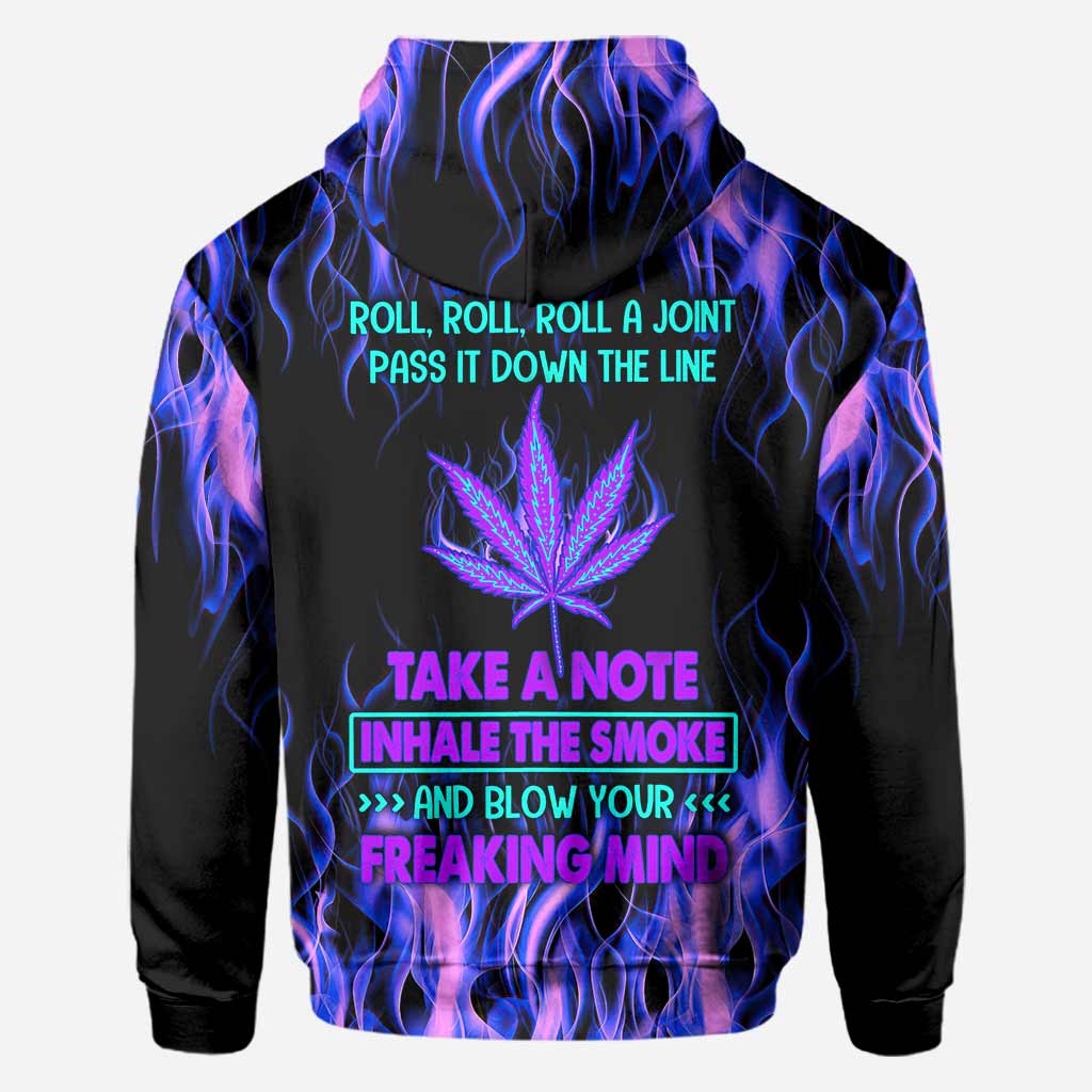 Roll Roll Roll - Weed All Over T-shirt and Hoodie