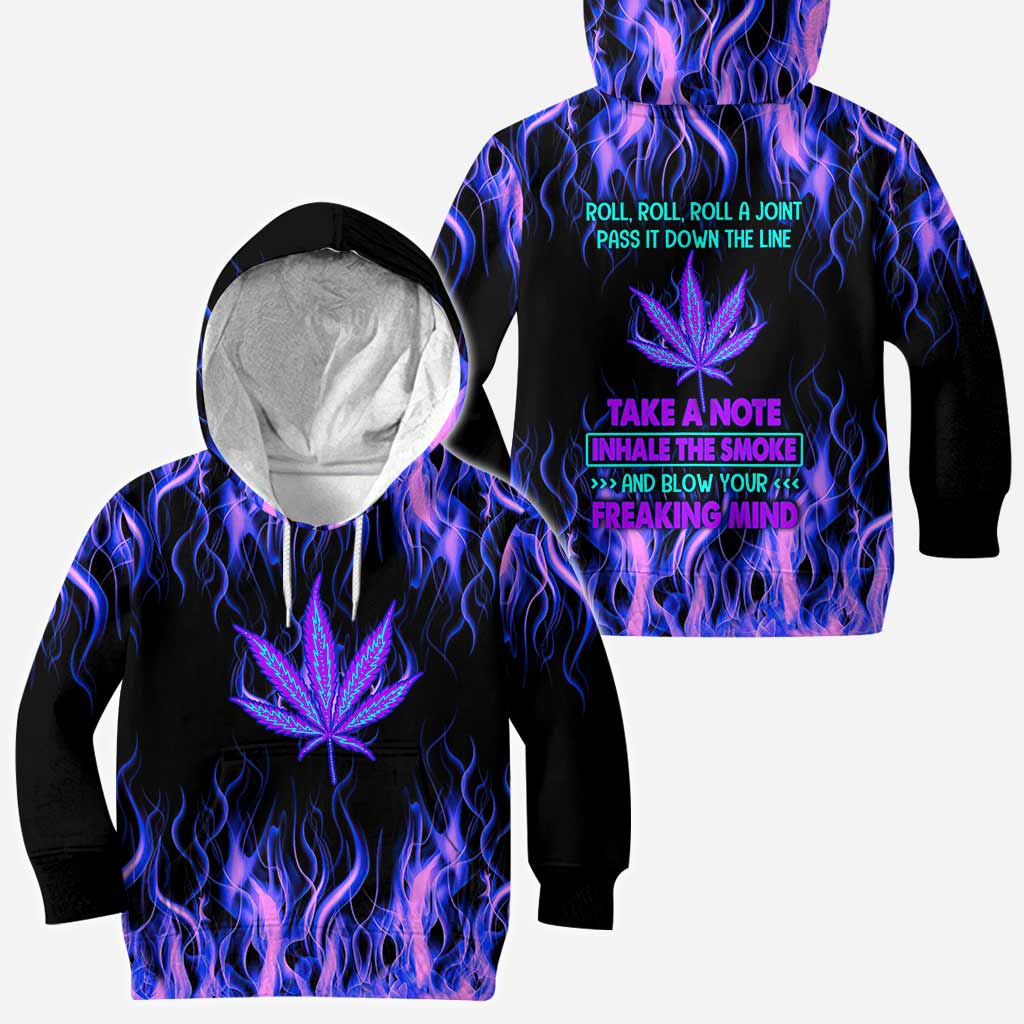 Roll Roll Roll - Weed All Over T-shirt and Hoodie