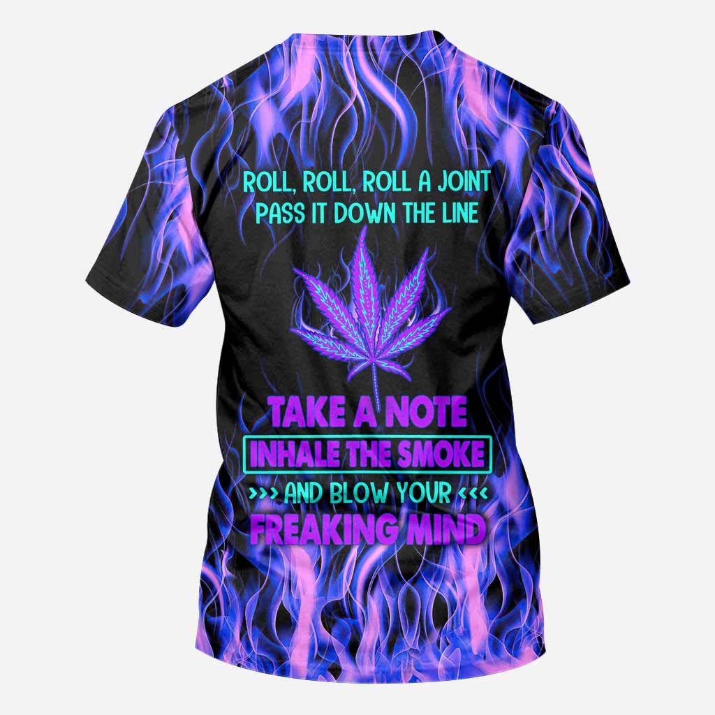 Roll Roll Roll - Weed All Over T-shirt and Hoodie