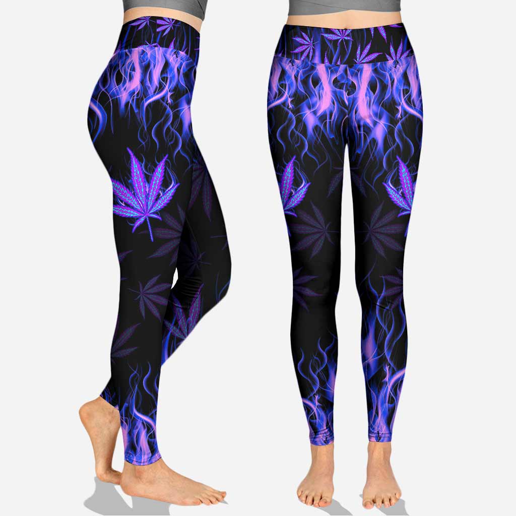 Not Like Other Girls - Weed Cross Tank Top and Leggings