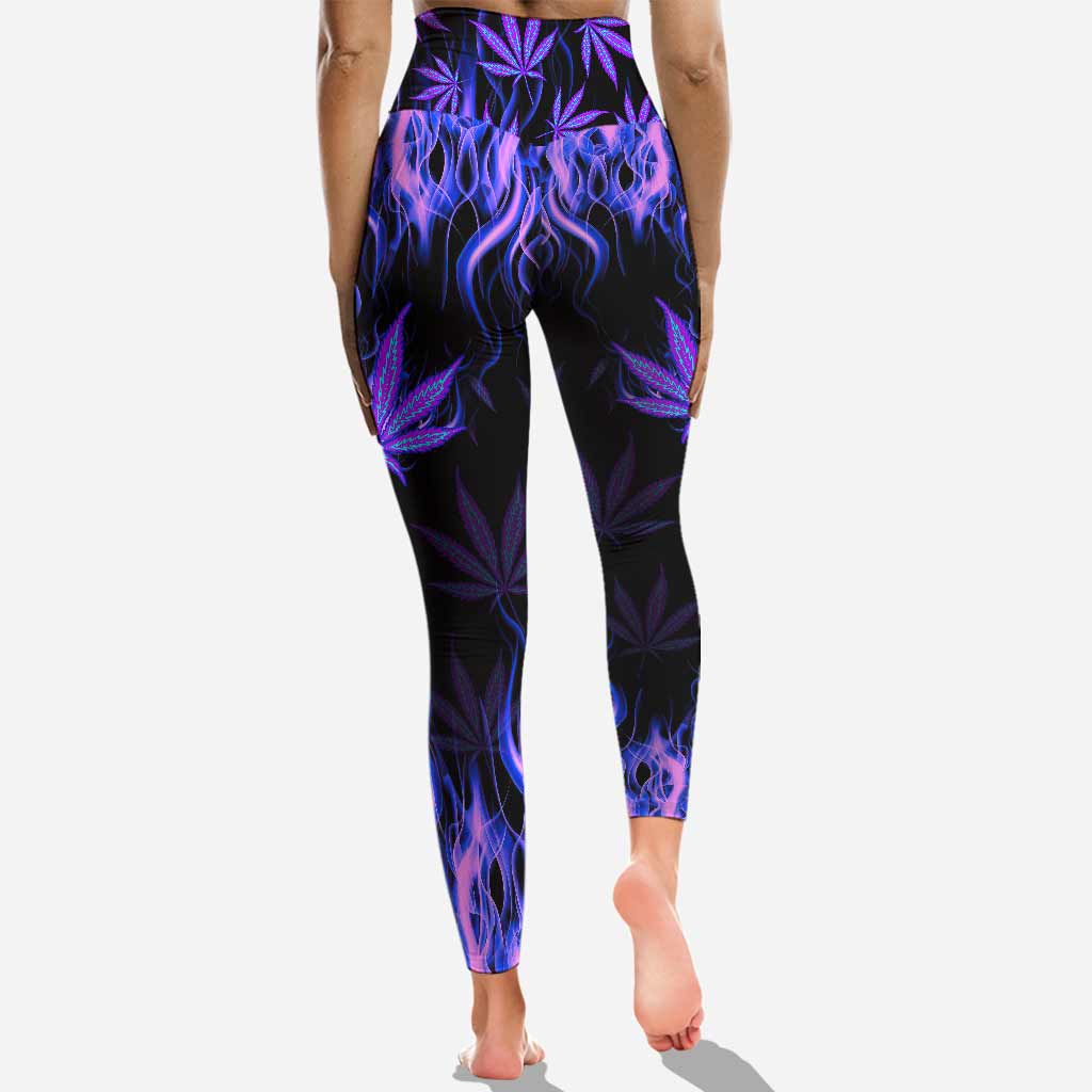 Not Like Other Girls - Weed Cross Tank Top and Leggings