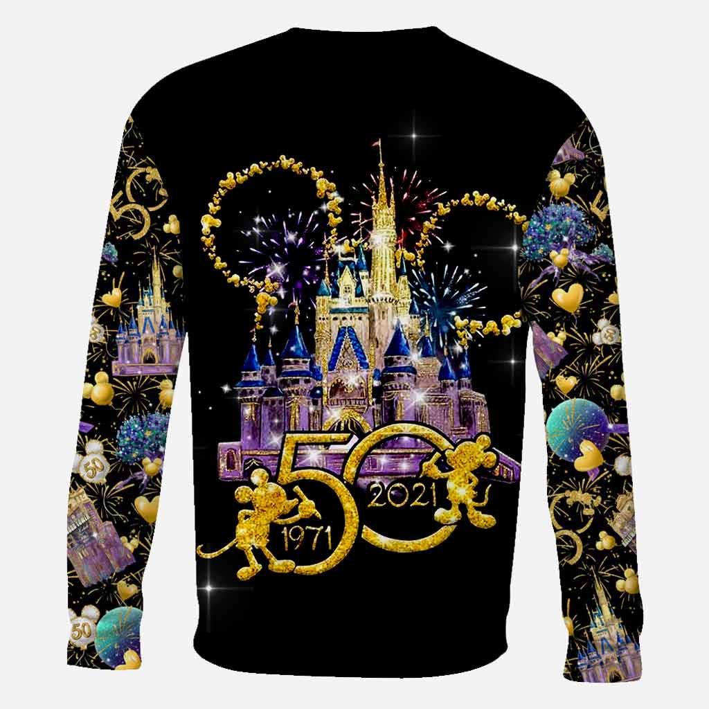 50th Anniversary Magic Kingdom - Personalized Mouse All Over T-shirt and Hoodie