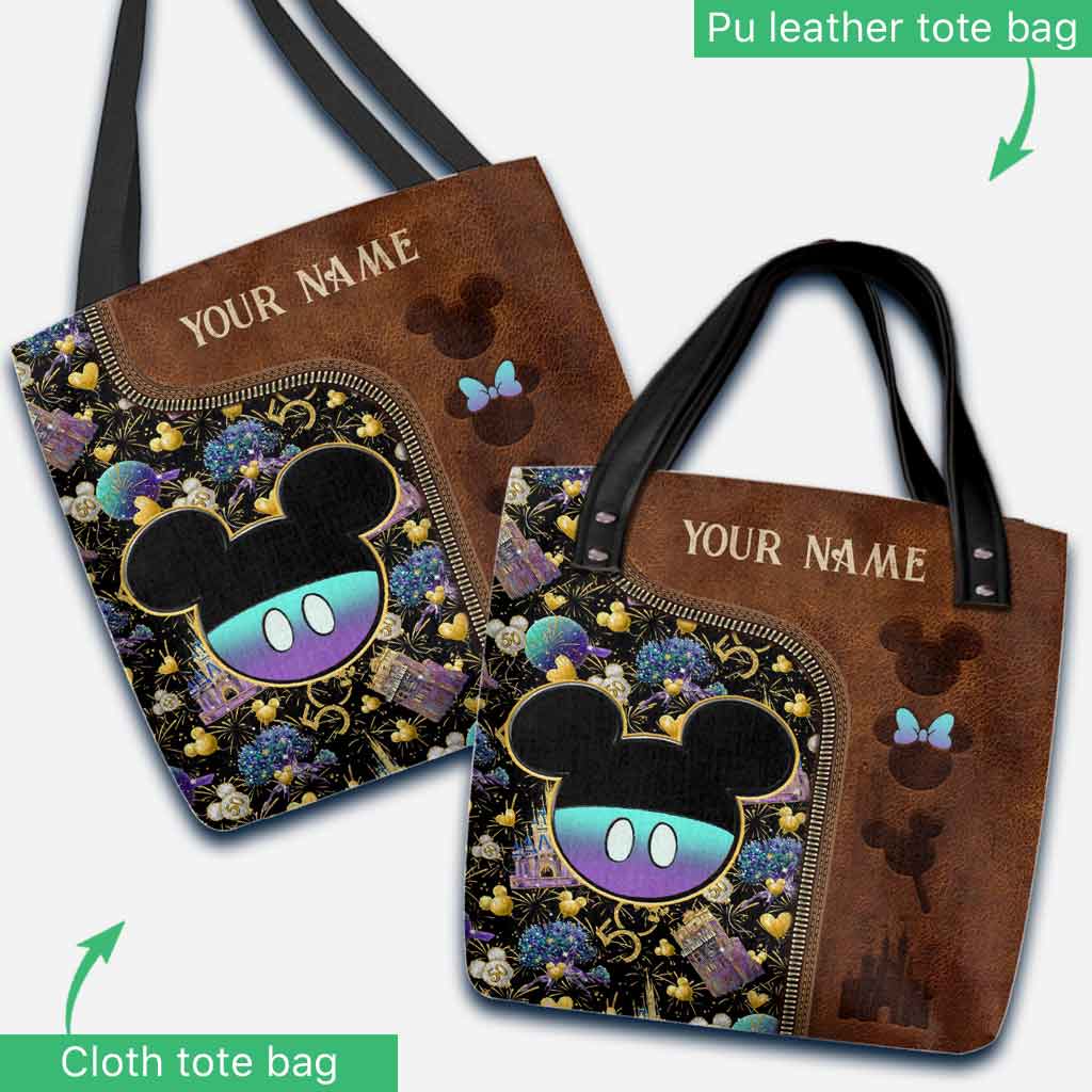 50th Anniversary Magic Kingdom - Personalized Mouse Tote Bag