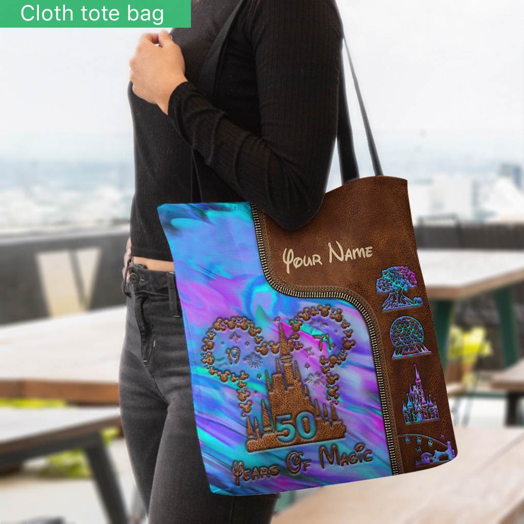 50 Years Of Magic - Personalized Mouse Tote Bag
