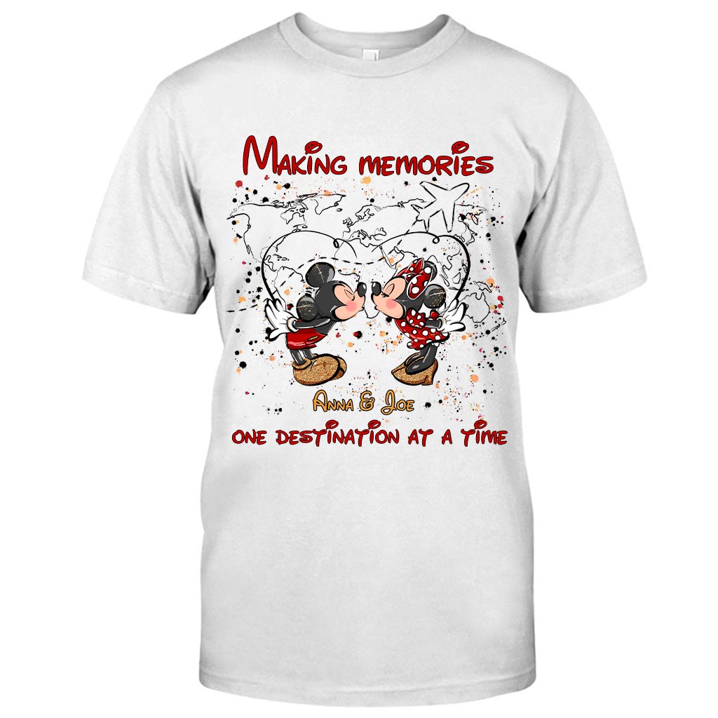 Making Memories One Destination At A Time - Personalized Mouse T-shirt and Hoodie
