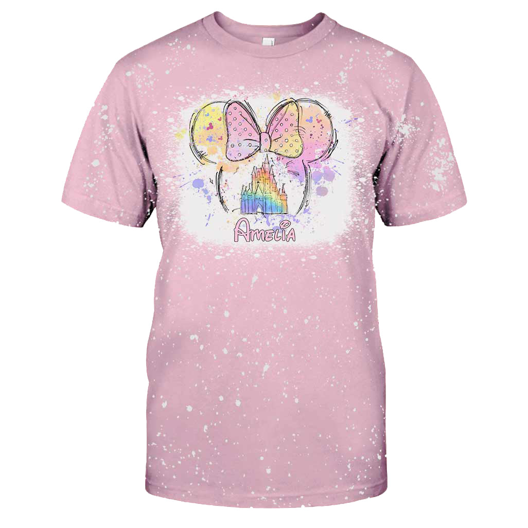 Magic Castle - Personalized Mouse Handmade Bleached Shirts