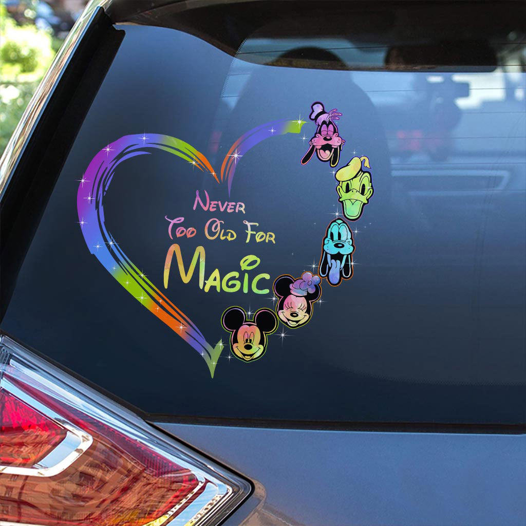 Never Too Old For Magic - Mouse Decal Full