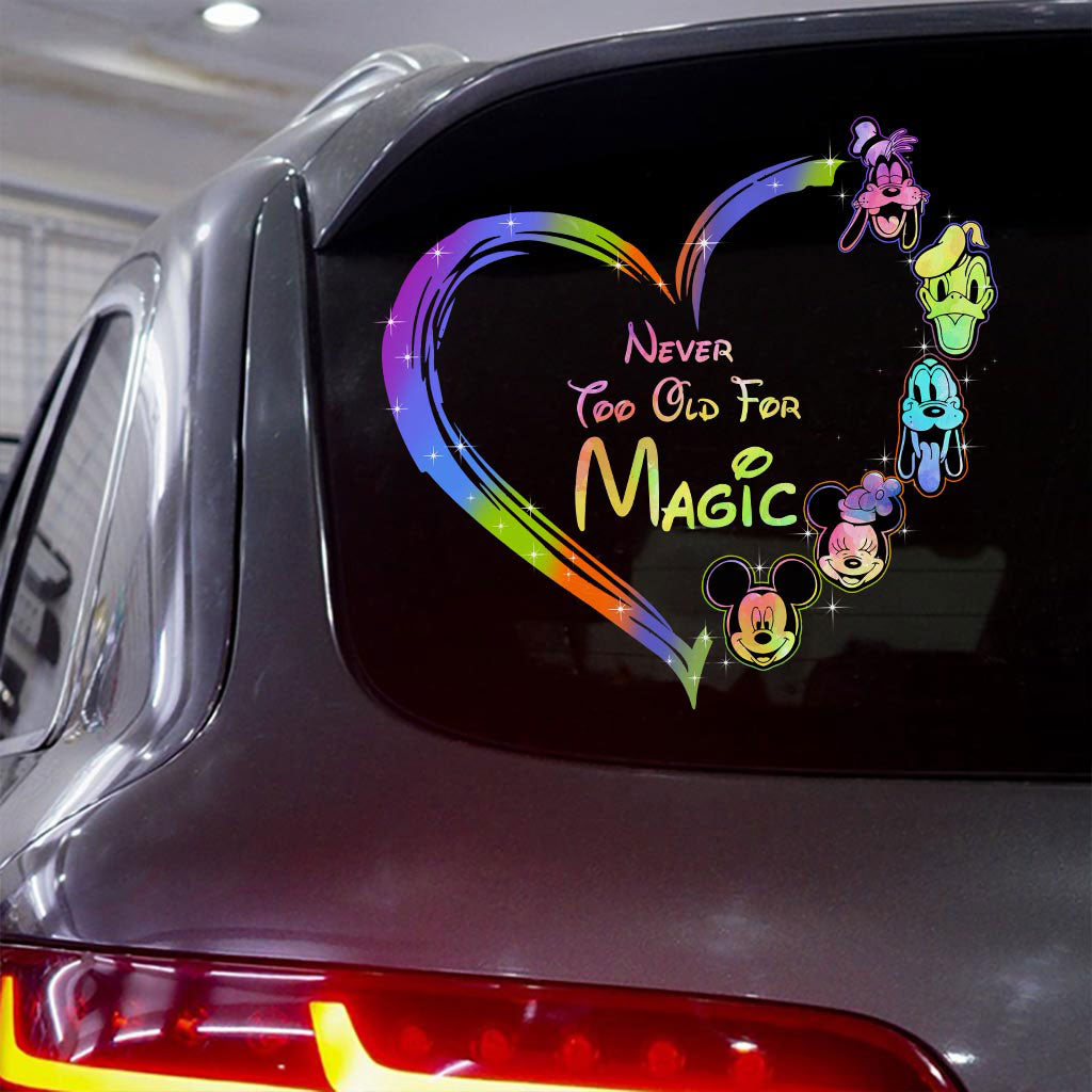 Never Too Old For Magic - Mouse Decal Full