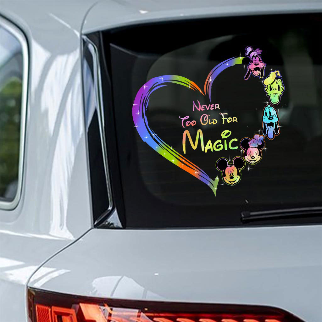 Never Too Old For Magic - Mouse Decal Full