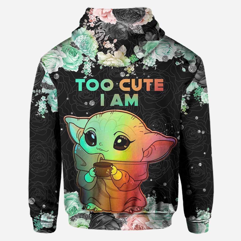 Too Cute I Am - Personalized Hoodie and Leggings