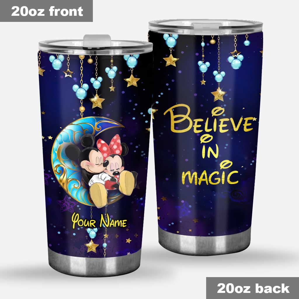 Believe In Magic - Personalized Mouse Tumbler