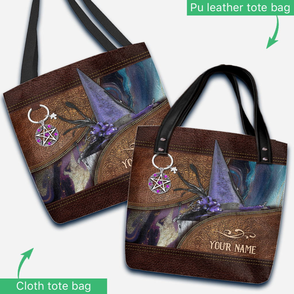 Witch Hat - Personalized Witch Tote Bag