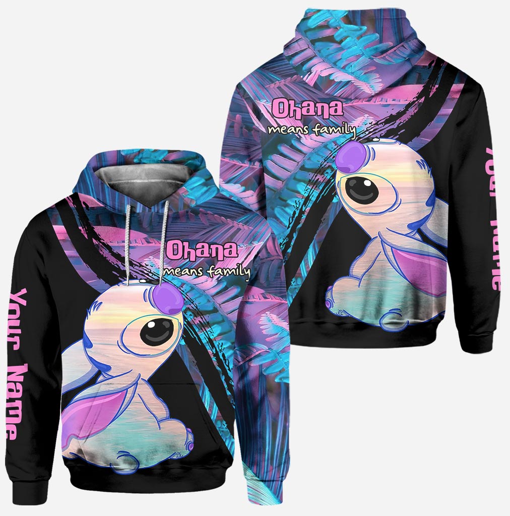 Ohana Means Family - Personalized Hoodie and Leggings