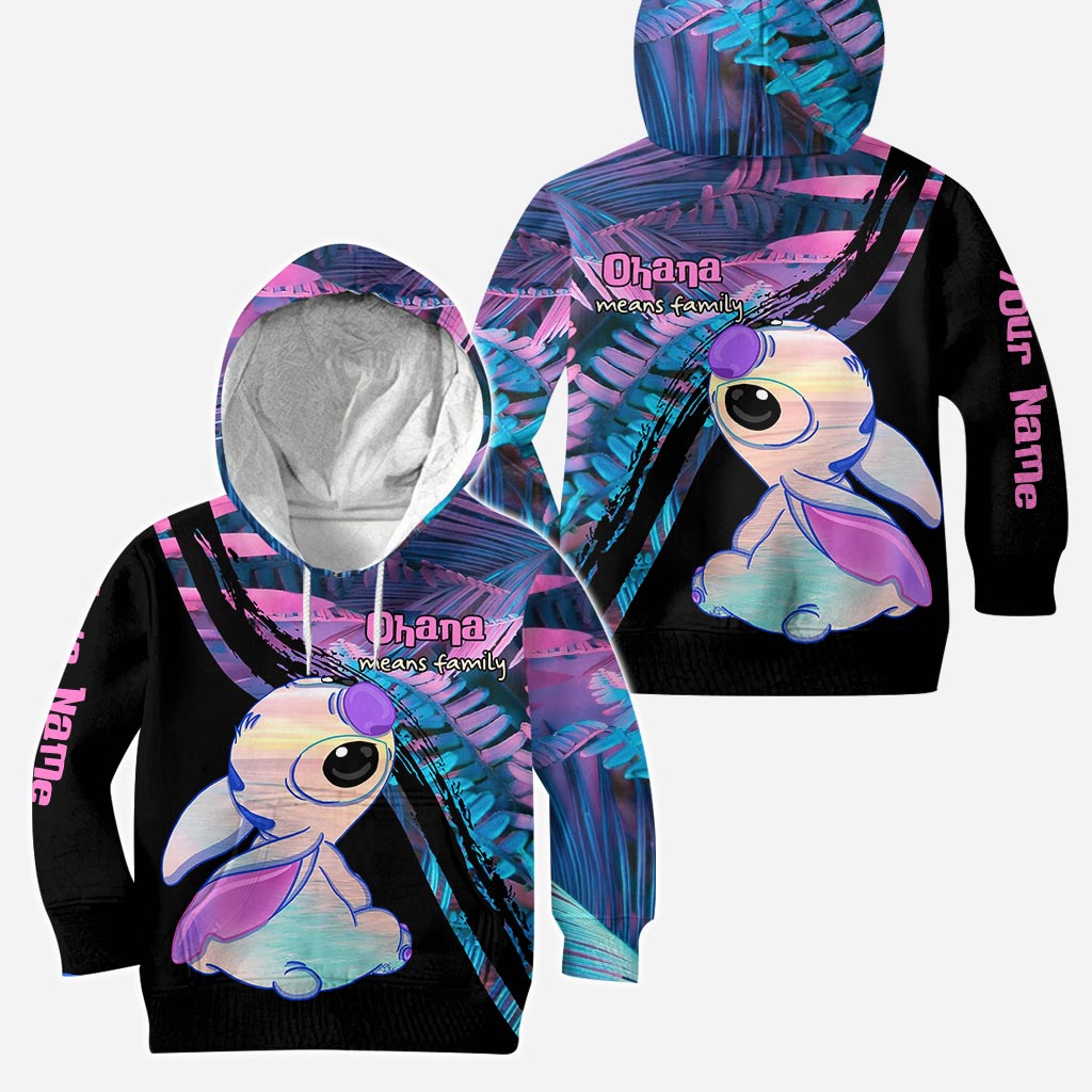 Ohana Means Family - Personalized Hoodie and Leggings