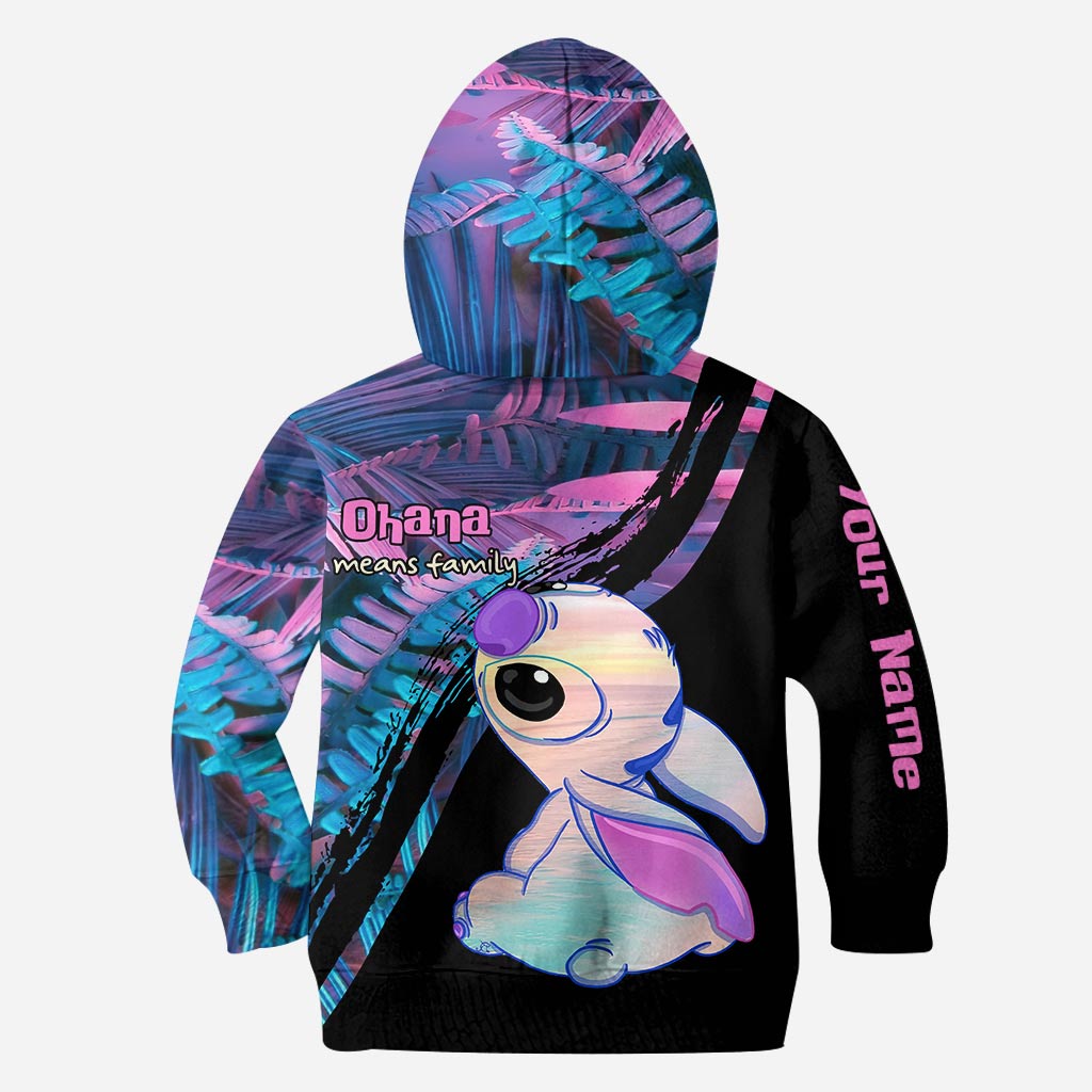 Ohana Means Family - Personalized Hoodie and Leggings