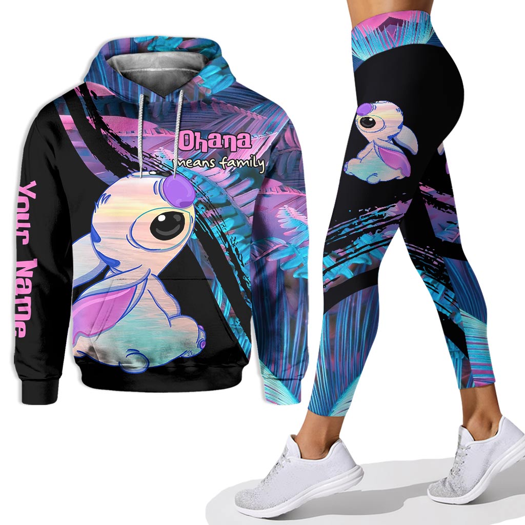 Ohana Means Family - Personalized Hoodie and Leggings