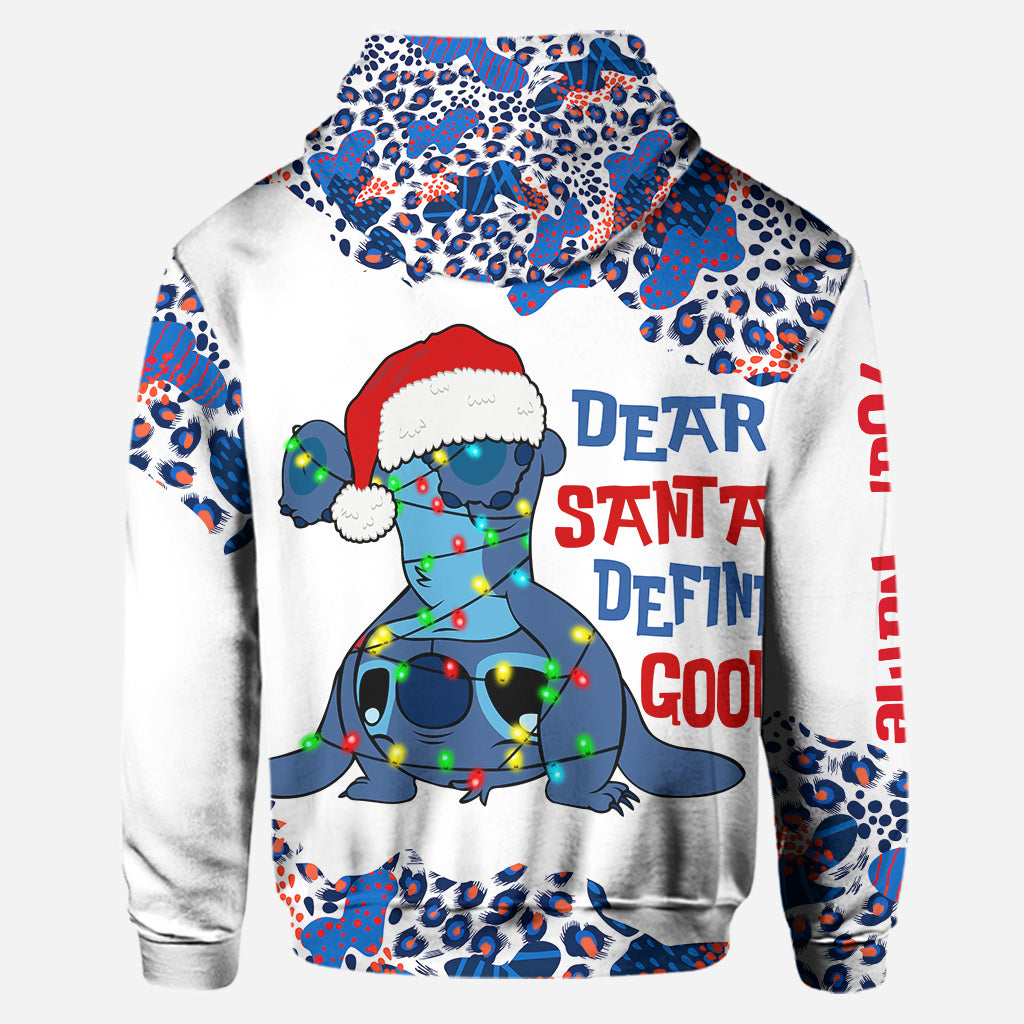 Dear Santa Define Good - Personalized Christmas Ohana Hoodie and Leggings