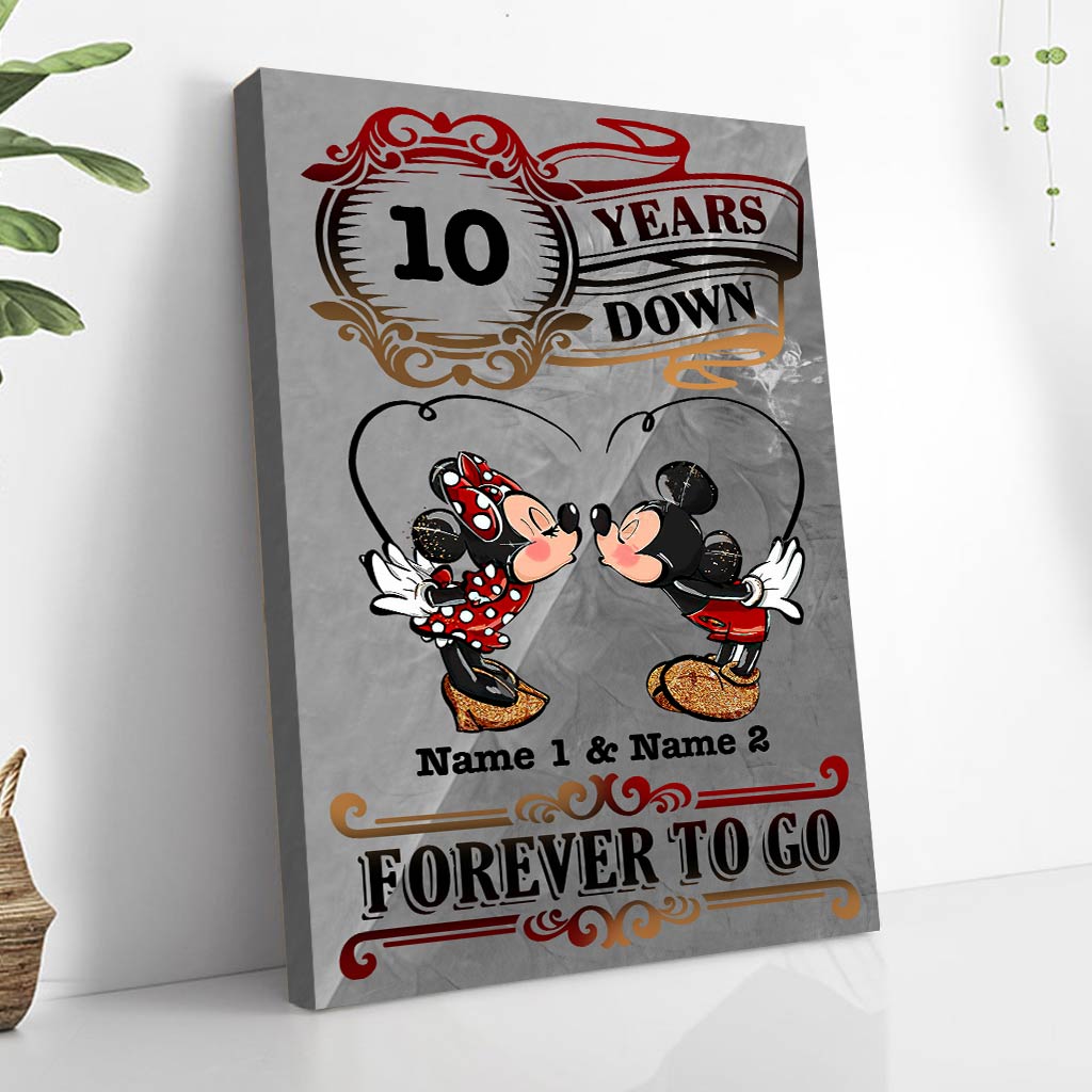 Forever To Go - Personalized Couple Mouse Poster