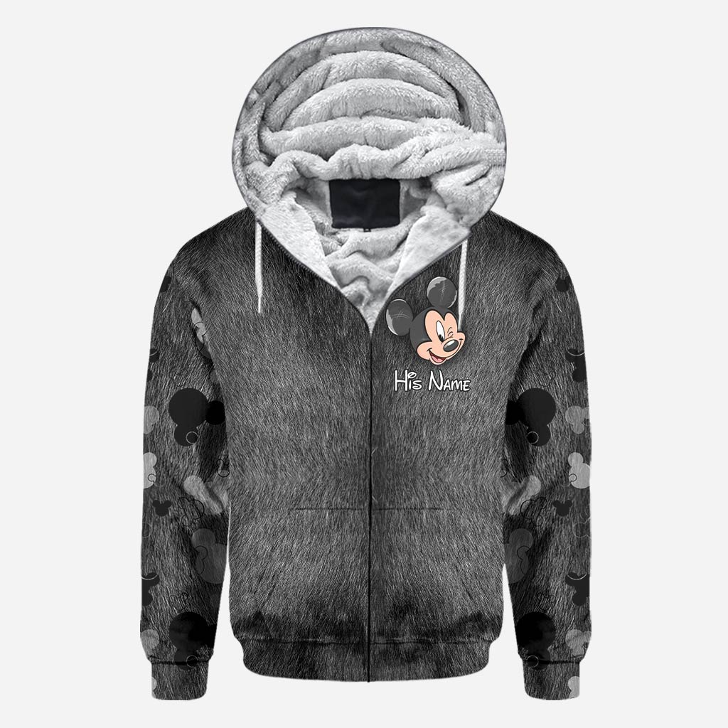 Forever To Go - Personalized Couple Mouse All Over T-shirt and Hoodie