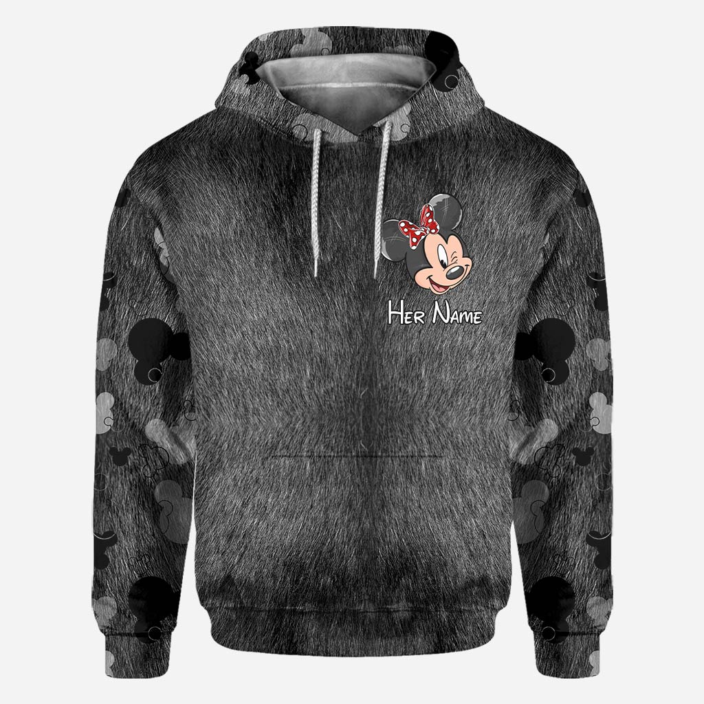 Forever To Go - Personalized Couple Mouse All Over T-shirt and Hoodie