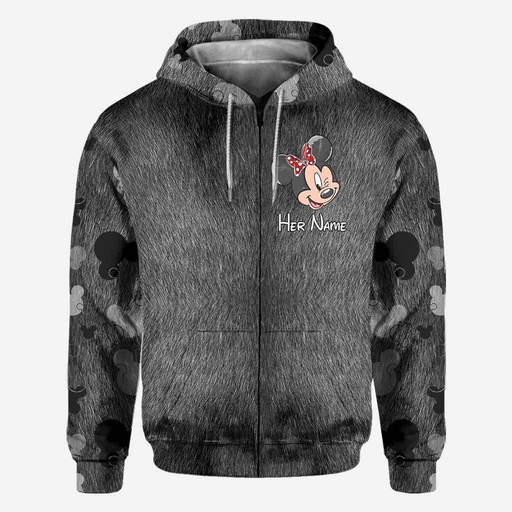 Forever To Go - Personalized Couple Mouse All Over T-shirt and Hoodie