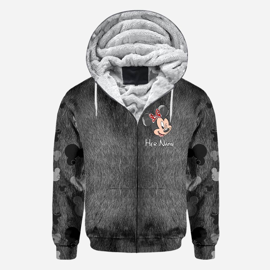 Forever To Go - Personalized Couple Mouse All Over T-shirt and Hoodie