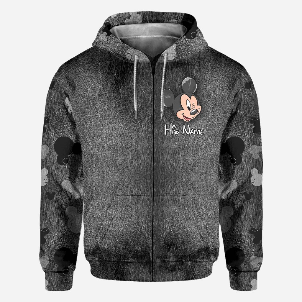 Forever To Go - Personalized Couple Mouse All Over T-shirt and Hoodie