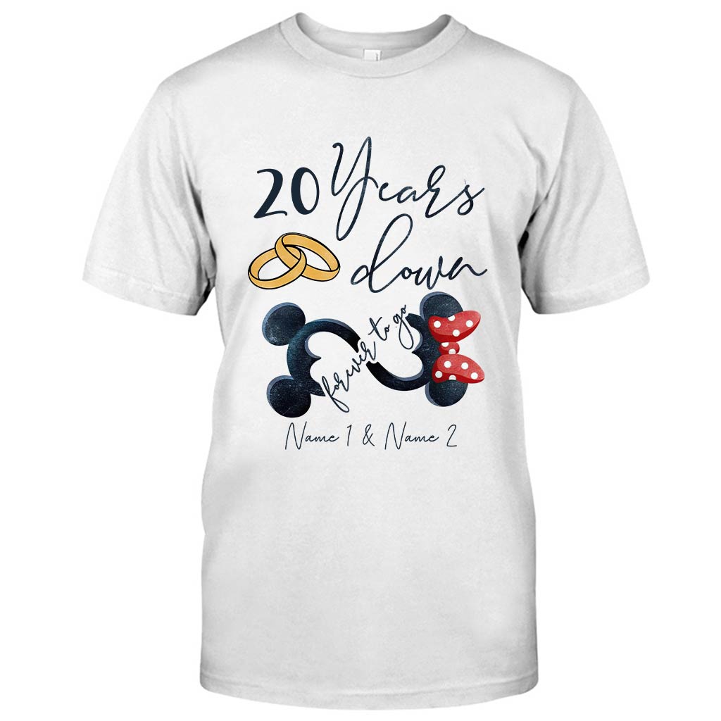 Forever To Go - Personalized Couple Mouse T-shirt and Hoodie